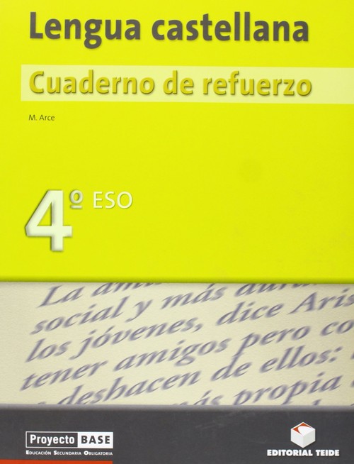 REFUERZO DE LENGUA 4 ESO BASE