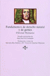 FUNDAMENTOS DE DERECHO NATURAL Y DE GENTES