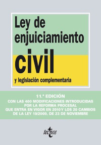 LEY DE ENJUICIAMIENTO CIVIL-11 EDICION