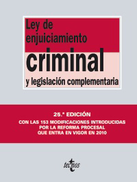 LEY DE ENJUICIAMIENTO CRIMINAL-25 EDICION
