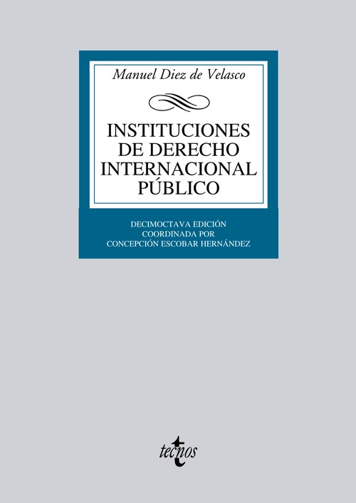 INSTITUCIONES DERECHO INTERNACIONAL PUBLICO 18ED