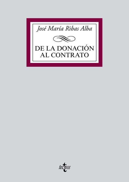 DE LA DONACION AL CONTRATO