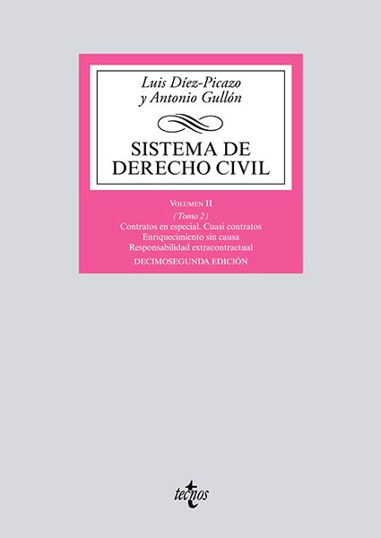 SISTEMA DE DERECHO CIVIL II.CONTRATOS EN ESPECIAL
