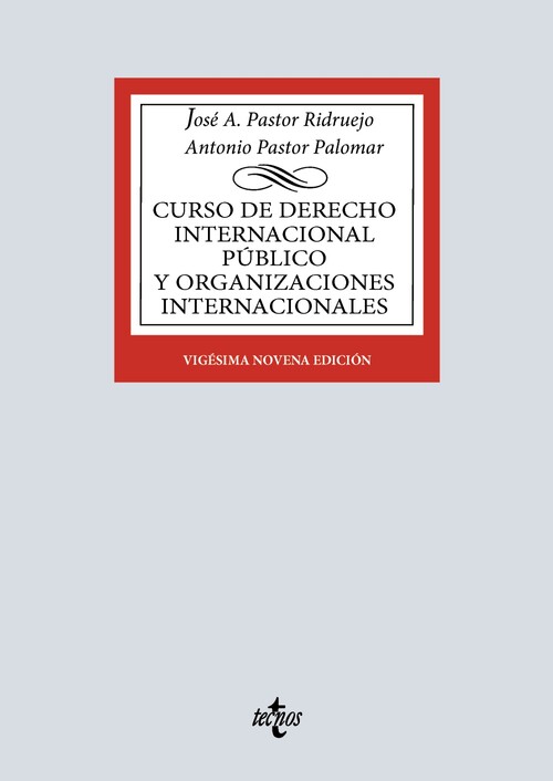 CURSO DE DERECHO INTERNACIONAL PUBLICO Y DE ORGANIZACIONES I
