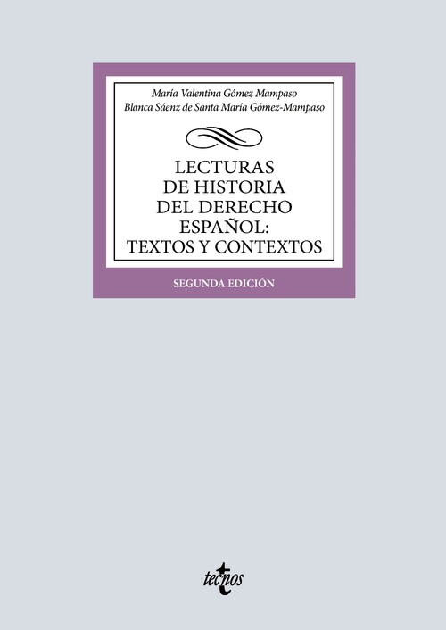 LECTURAS DE HISTORIA DEL DERECHO ESPA�OL: TEXTOS Y CONTEXTOS