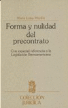 FORMA Y NULIDAD DEL PRECONTRATO