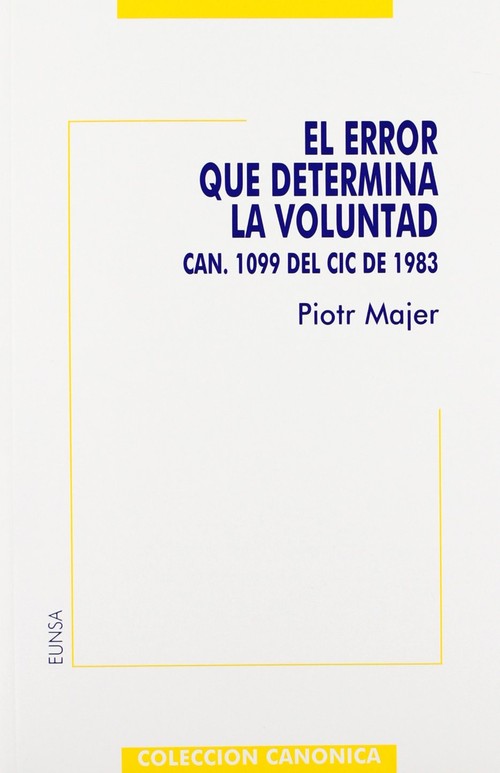 ERROR QUE DETERMINA LA VOLUNTAD, EL