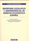 REPERTORIO LEGISLATIVO Y JURISPRUDENCIAL DE DERECHO ECLESIAS