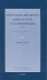 DISPUTACION METAFISICA SOBRE EL ENTE Y SUS PROPIEDADES (1587