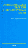 UNIVERSIDAD FRANQUISTA: DEBATE SOBRE LA LIBERTAD DE ENSE�ANZ