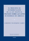 PRINCIPIO DE INTERPRETACION DE LA LEY SEGUN EL TRATADO SOBRE