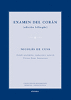 EXAMEN DEL CORAN (EDICION BILIGUE)