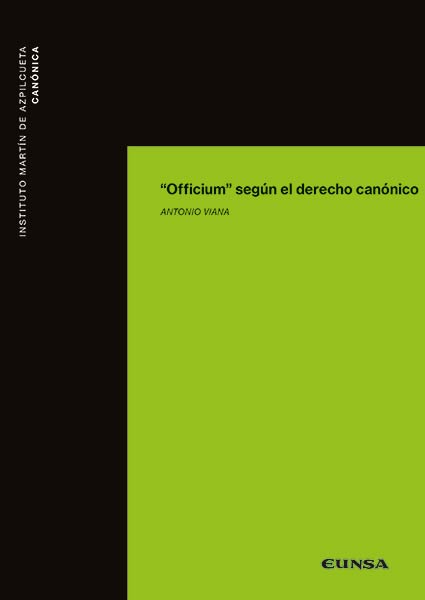 OFFICIUM SEGUN EL DERECHO CANONICO