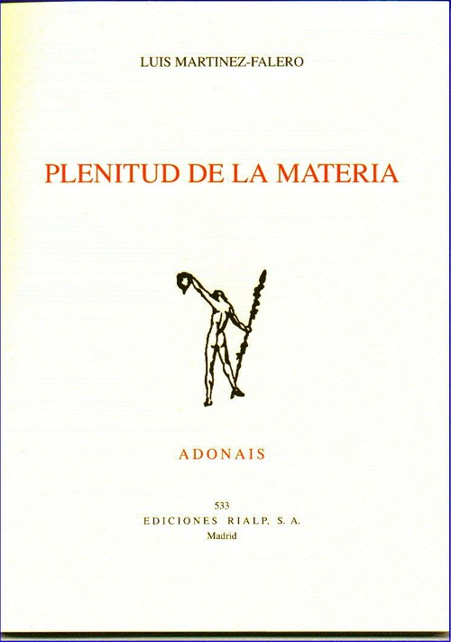 PLENITUD DE LA MATERIA