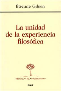 UNIDAD DE LA EXPERIENCIA FILOSOFICA