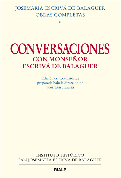 COVERSACIONES CON MONS, ESCRIVA DE BALAGUER