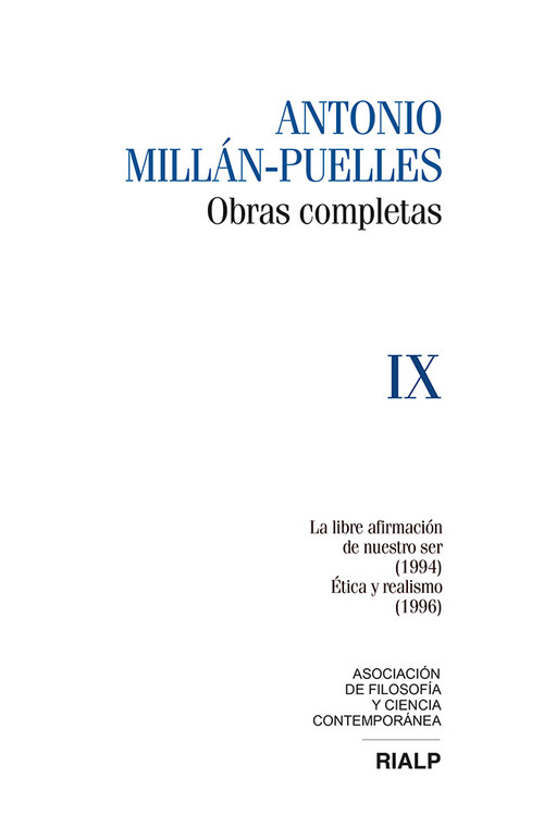 OBRAS COMPLETA XI ANTONIO MILLAN-PUELLES