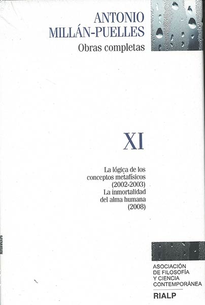 OBRAS COMPLETA XI ANTONIO MILLAN-PUELLES