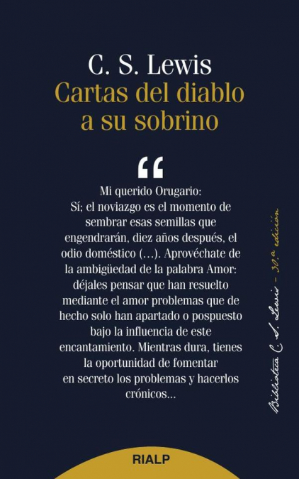 CARTAS DEL DIABLO A SU SOBRINO