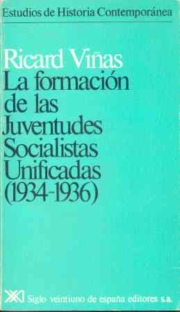 FORMACION DE LAS JUVENTUDES SOCIALISTAS UNIFICADAS (1934-193