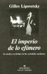 IMPERIO DE LO EFIMERO, EL