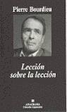 LECCION SOBRE LA LECCION