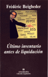 ULTIMO INVENTARIO ANTES DE LIQUIDACION