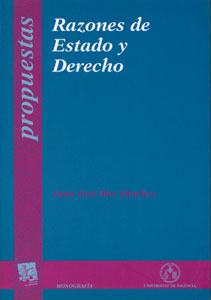 RAZONES DE ESTADO Y DERECHO