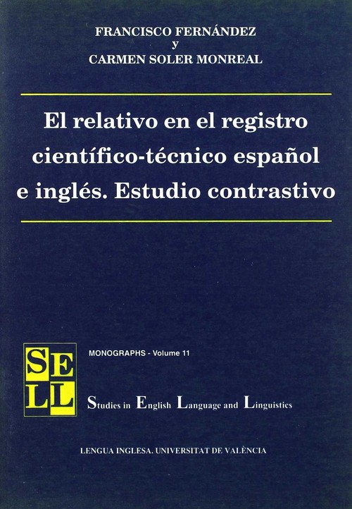 RELATIVO EN EL REGISTRO CIENTIFICO-TECNICO ESPA�OL E INGLES