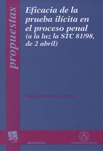 EFICACIA DE LA PRUEBA ILICITA EN EL PROCESO PENAL (A LA LUZ