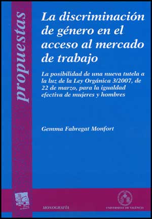 DISCRIMINACION DE GENERO EN EL ACCESO AL MEDO DE TRABAJO