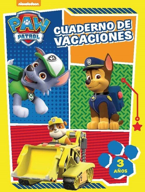 PAW PATROL CUAD. VACACIONES 3 AOS