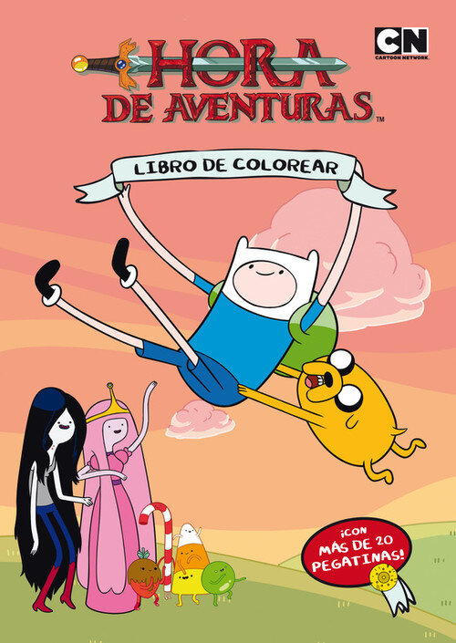 HORA DE AVENTURAS.LIBRO DE COLOREAR