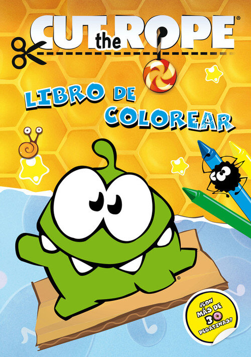 CUT THE ROPE LIBRO DE COLOREAR