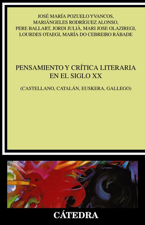 PENSAMIENTO Y CRITICA LITERARIA DEL SIGLO XX