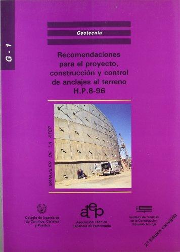 RECOMENDACIONES PARA PROY.CONST.ANCLAJES