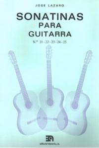 SONATINAS PARA GUITARRA NUMS, 21 A 25