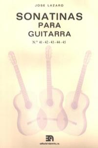 SONATINAS PARA GUITARRA NUMS, 41 A 45