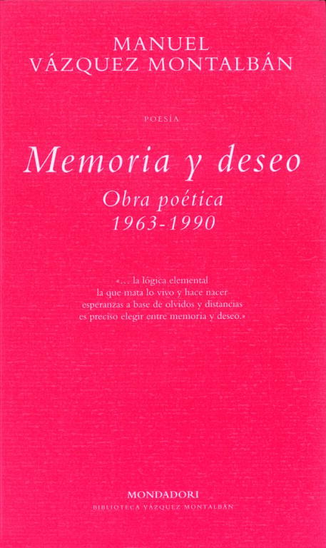 MEMORIA Y DESEO-OBRA POETICA-MONDADORI