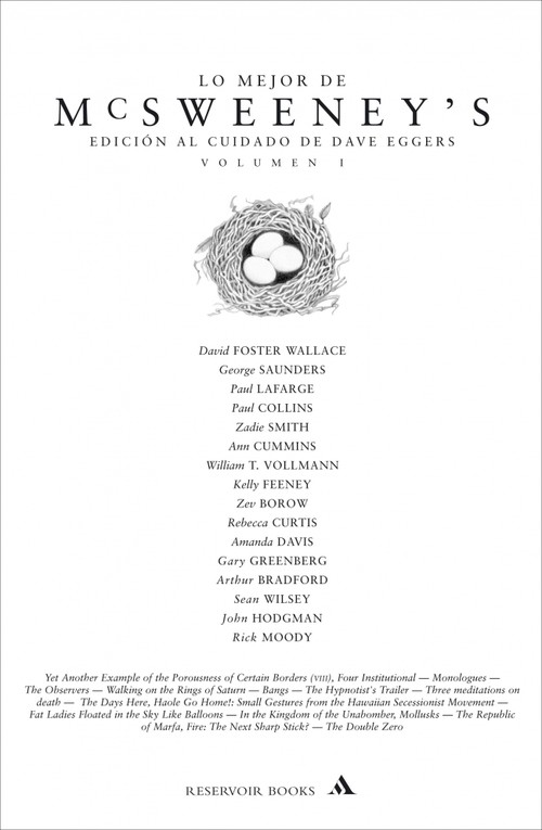 LO MEJOR DE MCSWEENEYS-VOL I