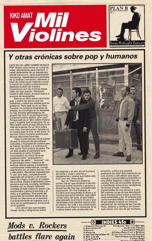 MIL VIOLINES Y OTRAS CRONICAS SOBRE POP Y HUMANOS