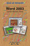 WORD 2003-GUIA INICIACION