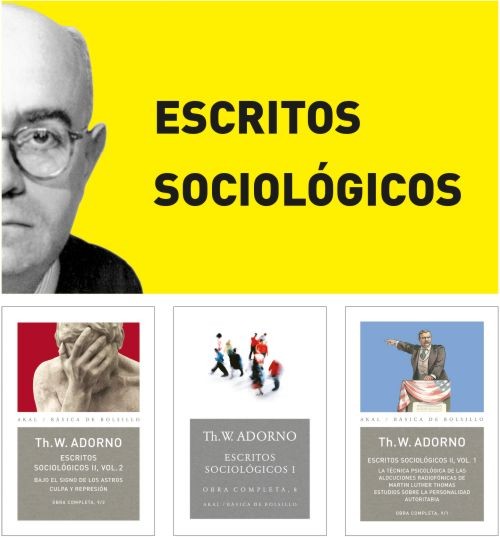 ADORNO LOTE ESTUDIOS SOCIOLOGICOS O.C.