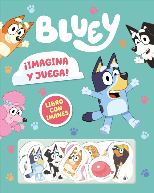 BLUEY. LIBRO JUGUETE - �IMAGINA Y JUEGA! LIBRO CON IMANES