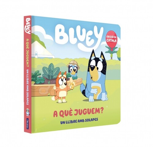 BLUEY. LLIBRE DE CARTRO AMB SOLAPES - A QUE JUGUEM?