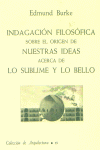 INDAGACION FILOSOFICA SOBRE ORIGEN DE NUESTRAS IDEAS ...