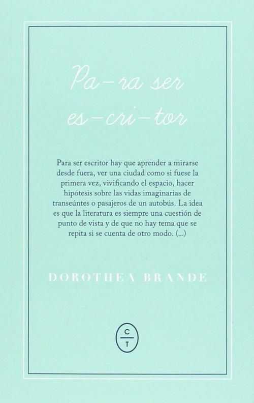 PARA SER ESCRITOR