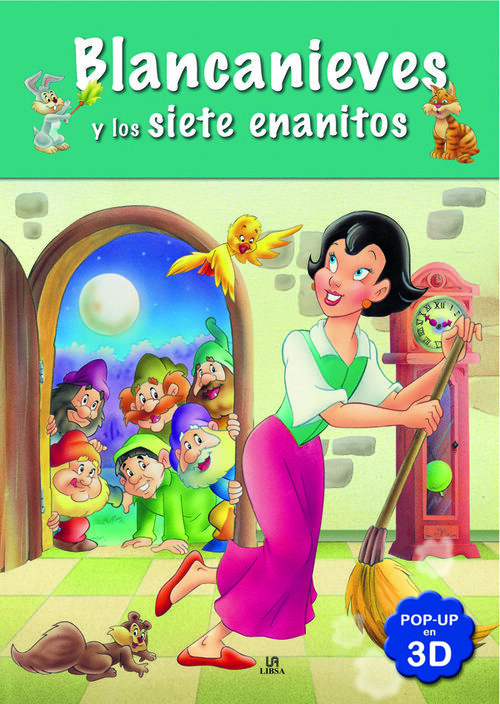 BLANCANIEVES Y LOS SIETE ENANITOS-POP UP EN 3D