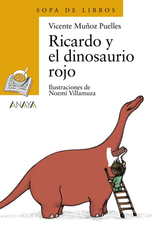 RICARDO Y DINOSAURIO ROJO-SOPA LIBROS