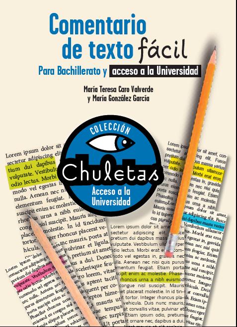 COMENTARIO DE TEXTO FACIL PARA BACHILLERATO Y ACCESO A LA UN